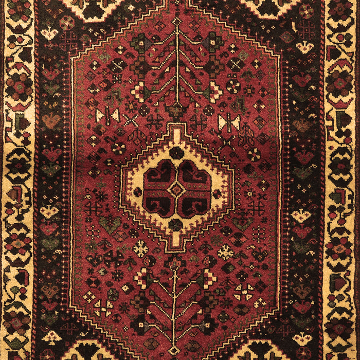 Machine Washable Persian Brown Traditional Rug, wshtr3131brn