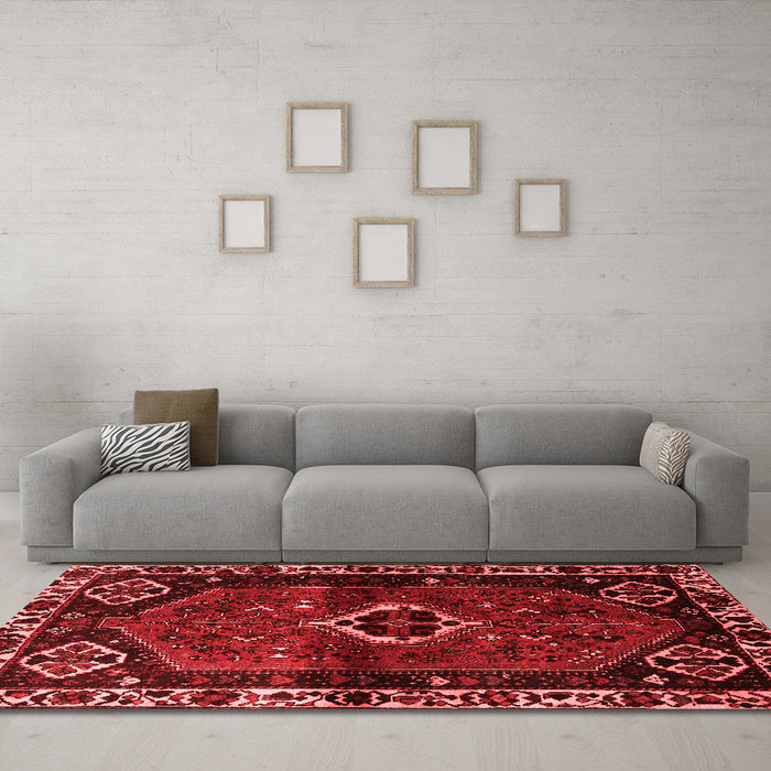 Traditional Red Washable Rugs