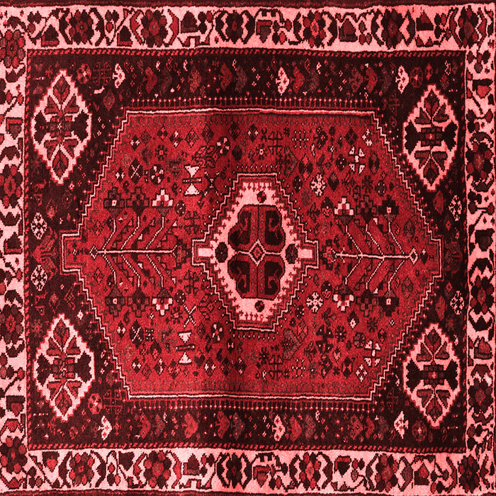 Machine Washable Persian Red Traditional Rug, wshtr3131red