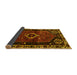 Sideview of Persian Yellow Traditional Rug, tr3131yw