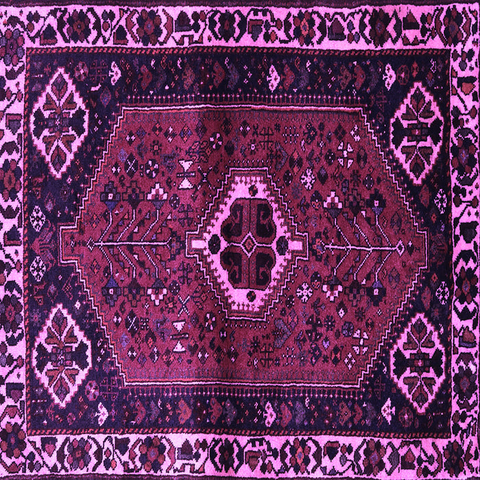 Square Persian Purple Traditional Rug, tr3131pur