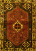 Machine Washable Persian Yellow Traditional Rug, wshtr3131yw