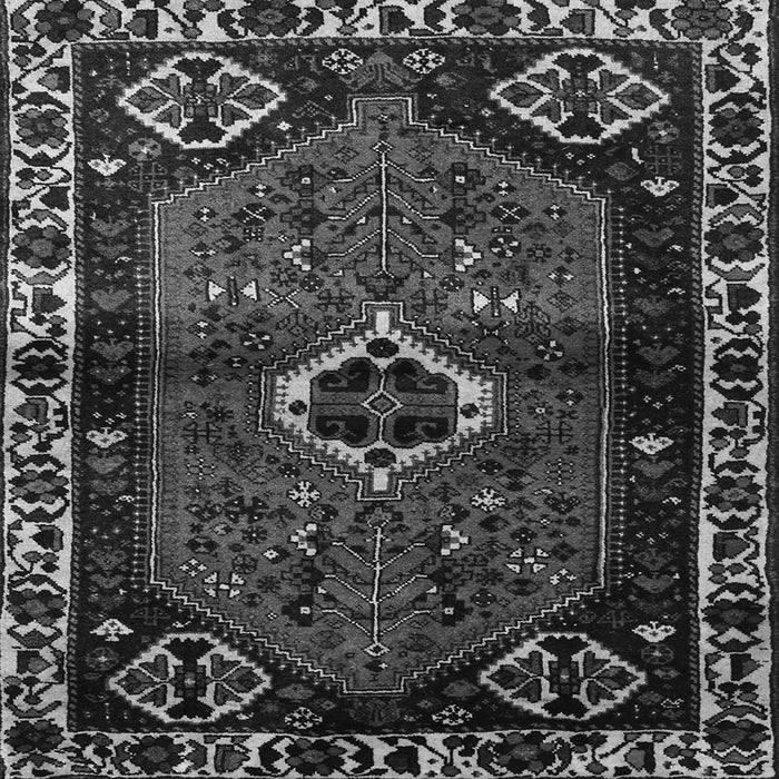 Serging Thickness of Persian Gray Traditional Rug, tr3131gry