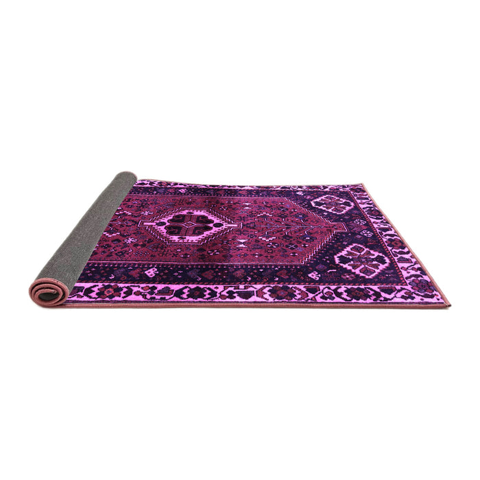 Sideview of Persian Purple Traditional Rug, tr3131pur