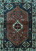 Machine Washable Persian Light Blue Traditional Rug, wshtr3131lblu