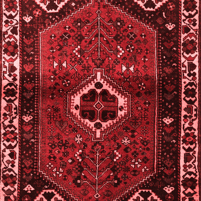 Machine Washable Persian Red Traditional Rug, wshtr3131red
