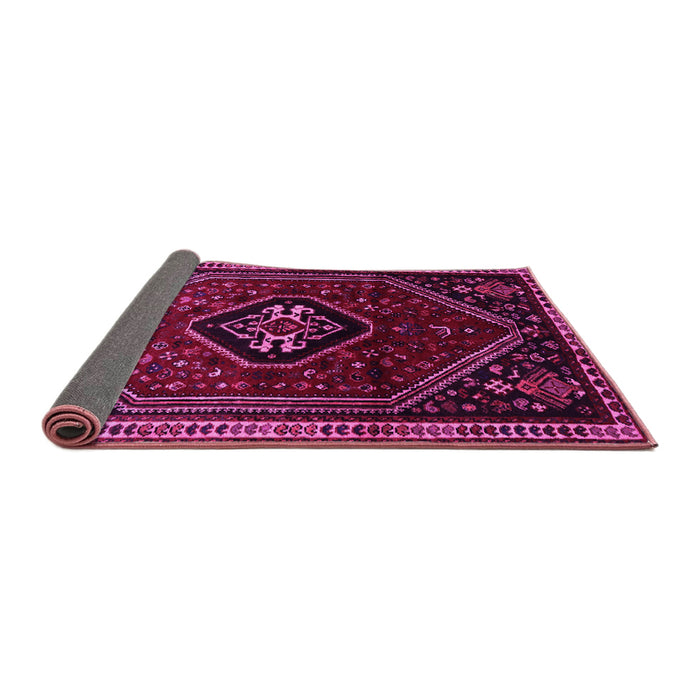 Sideview of Persian Pink Traditional Rug, tr3132pnk
