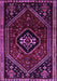 Machine Washable Persian Purple Traditional Area Rugs, wshtr3132pur