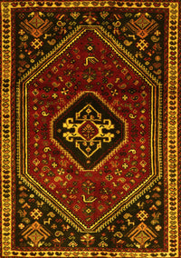 Persian Yellow Traditional Rug, tr3132yw