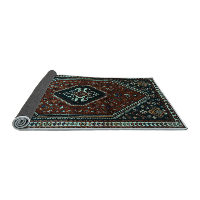 Sideview of Persian Light Blue Traditional Rug, tr3132lblu