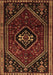 Machine Washable Persian Brown Traditional Rug, wshtr3132brn