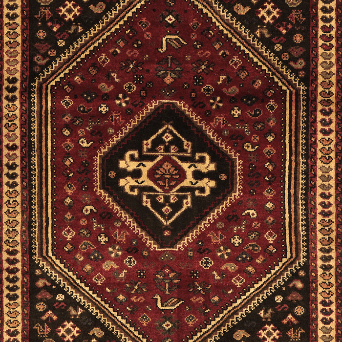Machine Washable Persian Brown Traditional Rug, wshtr3132brn