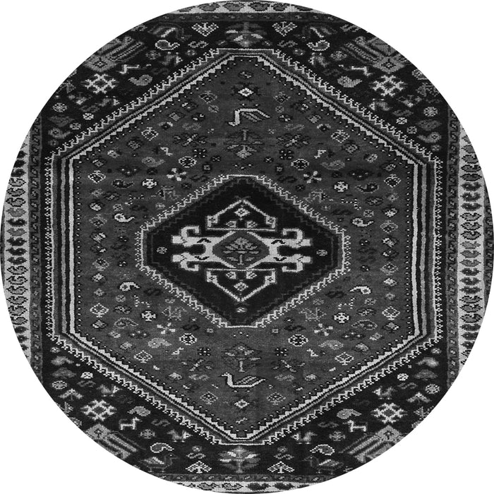 Square Persian Gray Traditional Rug, tr3132gry