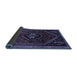 Sideview of Persian Blue Traditional Rug, tr3132blu