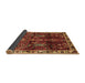 Sideview of Persian Brown Traditional Rug, tr3133brn