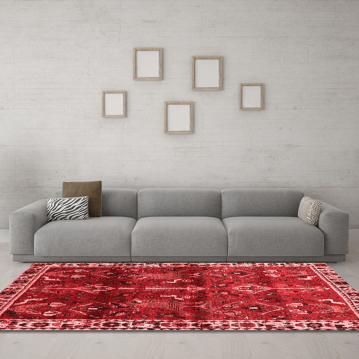 Traditional Red Washable Rugs
