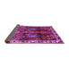 Sideview of Persian Purple Traditional Rug, tr3133pur