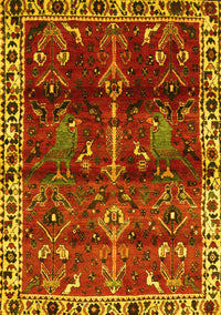 Persian Yellow Traditional Rug, tr3133yw