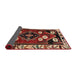 Sideview of Traditional Dark Almond Brown Persian Rug, tr3134