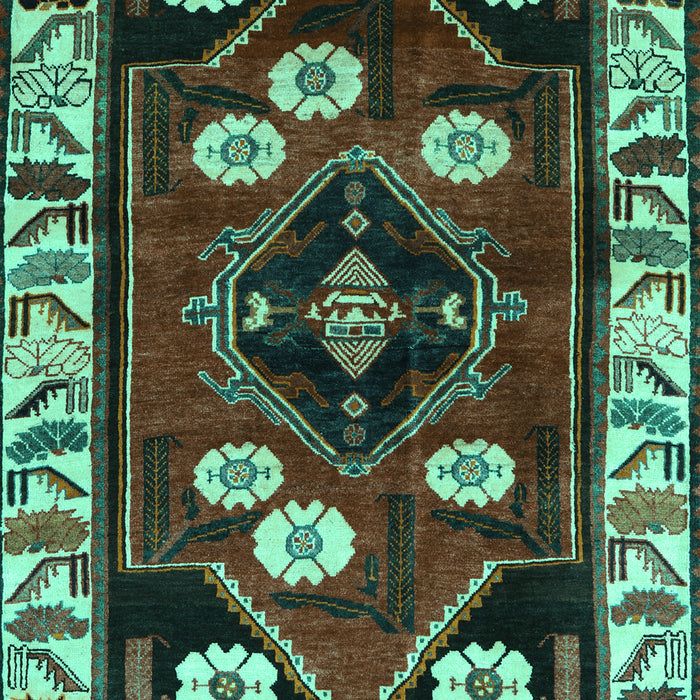 Persian Turquoise Traditional Rug, tr3134turq