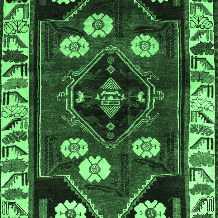 Persian Emerald Green Traditional Rug, tr3134emgrn