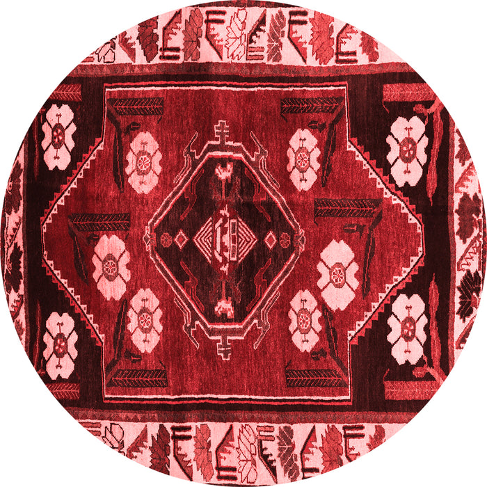 Machine Washable Persian Red Traditional Rug, wshtr3134red