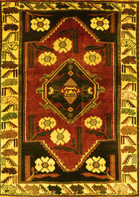 Persian Yellow Traditional Rug, tr3134yw