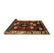Sideview of Persian Brown Traditional Rug, tr3134brn