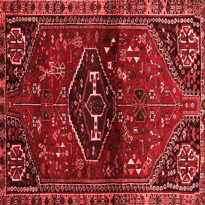 Machine Washable Persian Red Traditional Rug, wshtr3135red