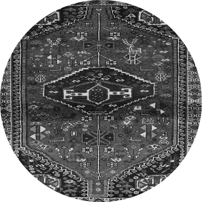 Square Persian Gray Traditional Rug, tr3135gry