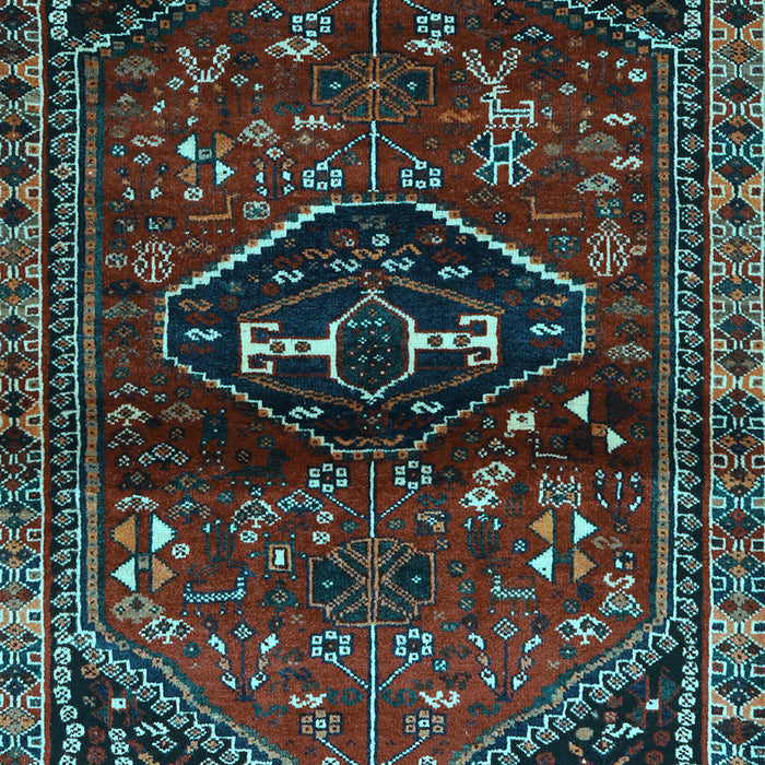 Machine Washable Persian Light Blue Traditional Rug, wshtr3135lblu