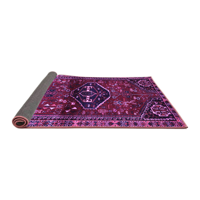 Sideview of Persian Purple Traditional Rug, tr3135pur