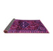 Sideview of Persian Purple Traditional Rug, tr3135pur