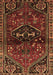 Machine Washable Persian Brown Traditional Rug, wshtr3135brn