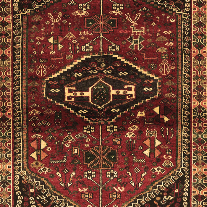 Machine Washable Persian Brown Traditional Rug, wshtr3135brn