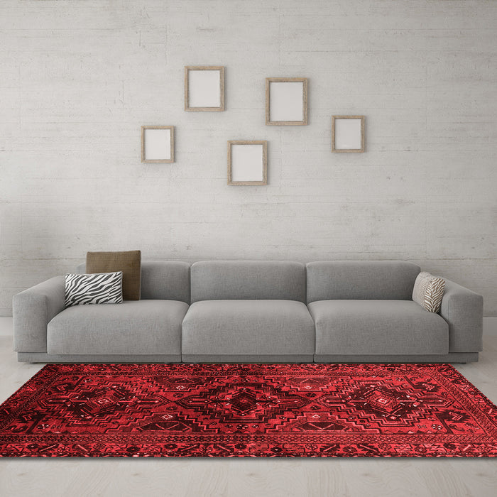 Traditional Red Washable Rugs