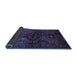 Sideview of Persian Blue Traditional Rug, tr3136blu