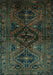 Persian Turquoise Traditional Rug, tr3136turq