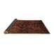 Sideview of Persian Brown Traditional Rug, tr3136brn