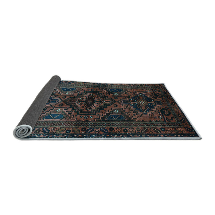 Sideview of Persian Light Blue Traditional Rug, tr3136lblu