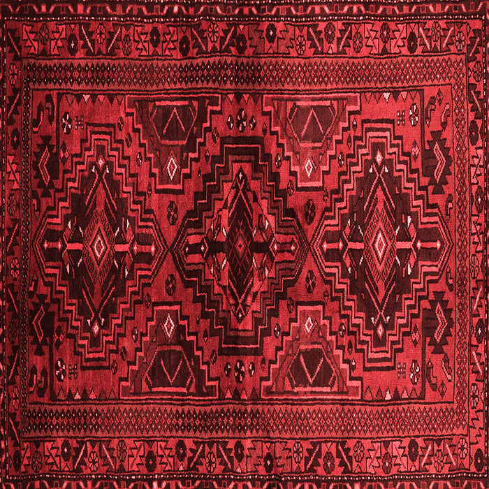 Machine Washable Persian Red Traditional Rug, wshtr3136red