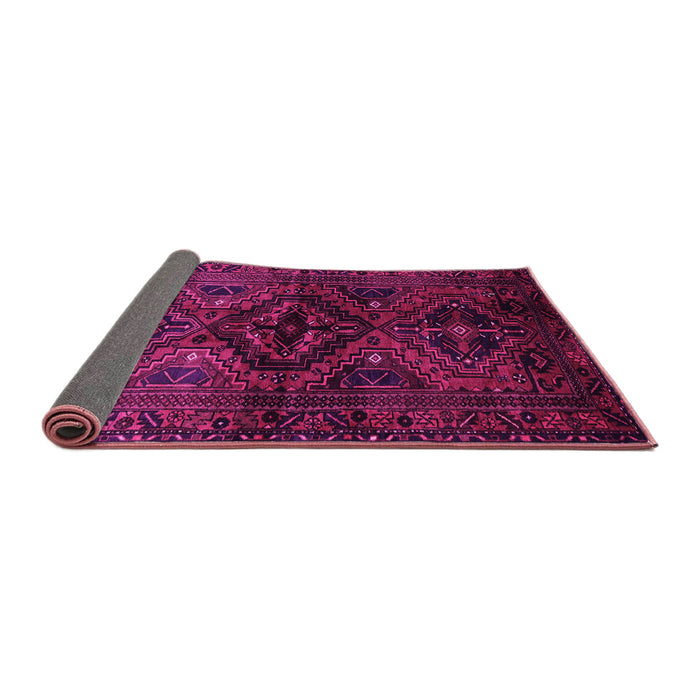 Sideview of Persian Pink Traditional Rug, tr3136pnk