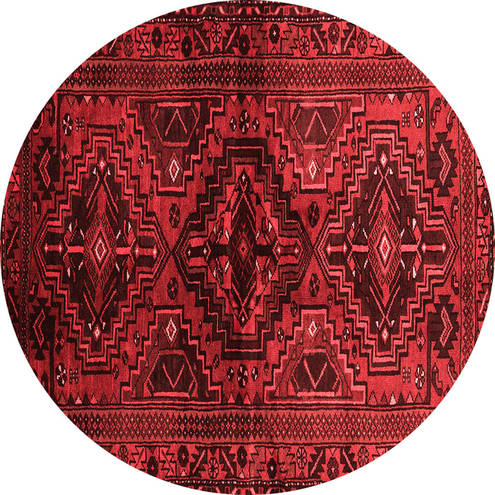 Machine Washable Persian Red Traditional Rug, wshtr3136red