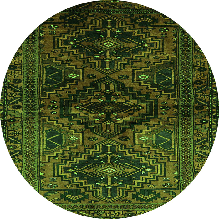Machine Washable Persian Green Traditional Area Rugs, wshtr3136grn
