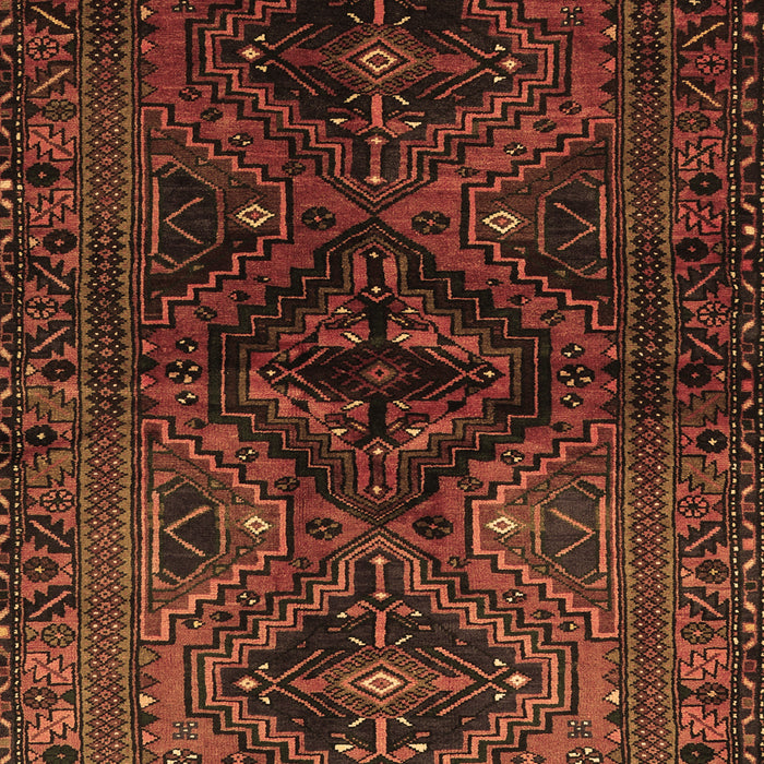 Machine Washable Persian Brown Traditional Rug, wshtr3136brn