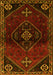 Machine Washable Persian Yellow Traditional Rug, wshtr3137yw