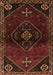 Machine Washable Persian Brown Traditional Rug, wshtr3137brn