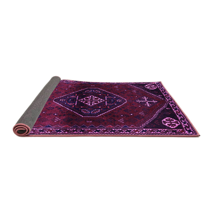 Sideview of Persian Purple Traditional Rug, tr3137pur