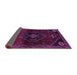 Sideview of Persian Purple Traditional Rug, tr3137pur