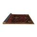 Sideview of Persian Brown Traditional Rug, tr3137brn